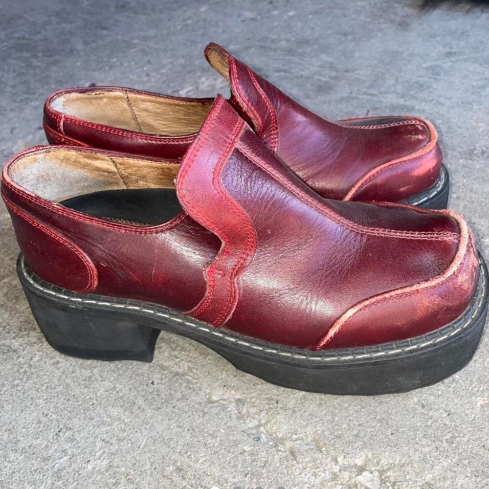 Rare vintage John Fluevog platforms